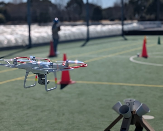 ドローン練習中の写真